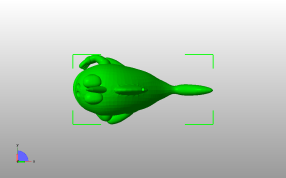 库卡鱼模型俯视图