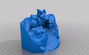 拉什莫尔山雕像斜视图