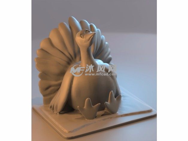 胖火鸡模型效果图