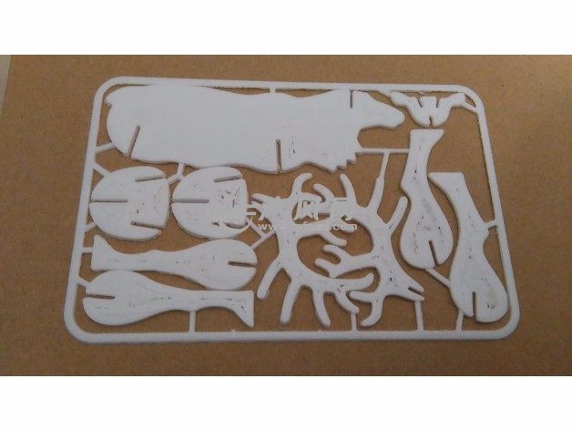 拼接小鹿模型打印图