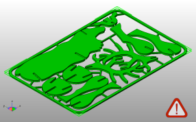 拼接小鹿模型斜视图