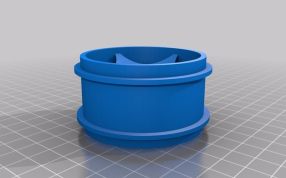 星形汽车轮辋主视图