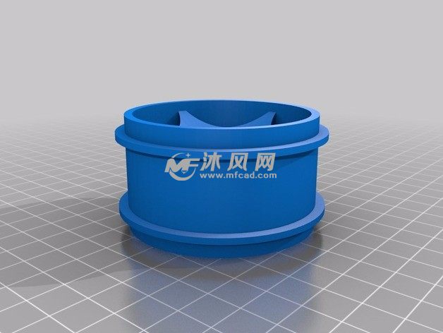 星形汽车轮辋主视图