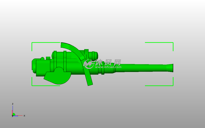  诗史级坦克加农炮主视图