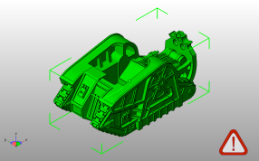 诗史级坦克车身斜视图