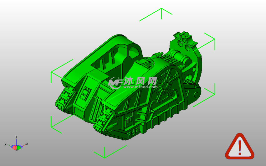  诗史级坦克车身斜视图