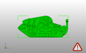 诗史级坦克车身主视图