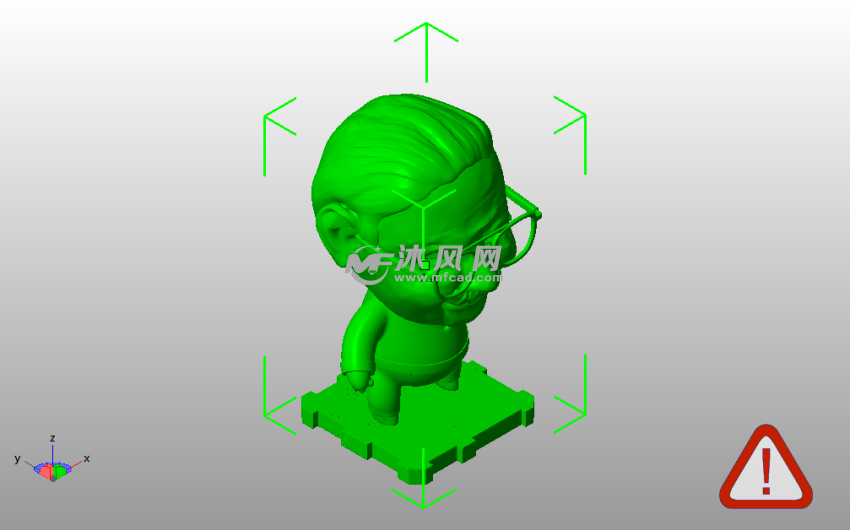 斯坦·李雕像斜视图