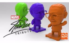 斯坦·李雕像打印图