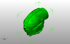 死亡头盔斜视图