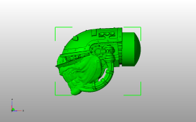 死亡头盔侧视图