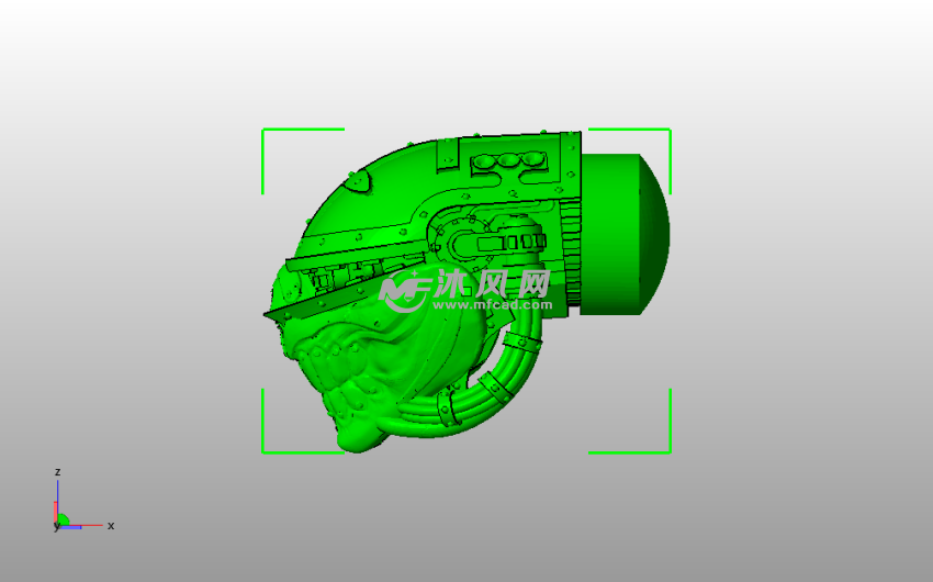 死亡头盔侧视图