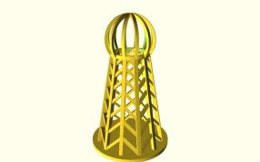 特斯拉塔效果图