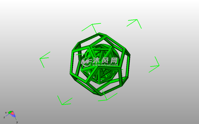 五边形陀螺俯视图