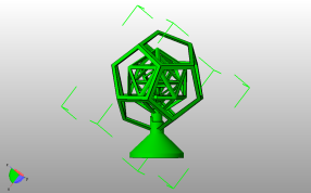 五边形陀螺主视图