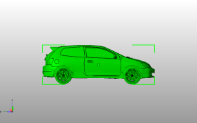现代思域Type-R侧视图