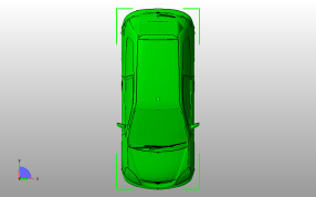 现代思域Type-R俯视图