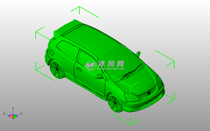 现代思域Type-R斜视图