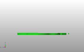 小熊脚印书签侧视图