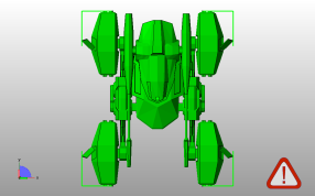 星际战争地面装甲坦克俯视图