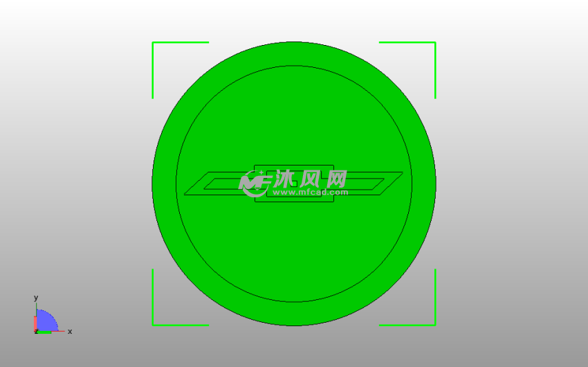 雪佛兰LOGO俯视图