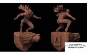  蜘蛛人模型效果图