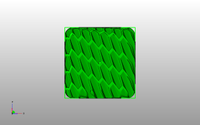 桌面蜂窝笔筒主视图