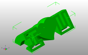 我爱你模型斜视图