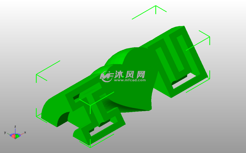 我爱你模型斜视图