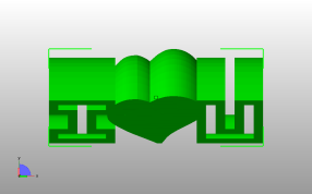 我爱你模型俯视图