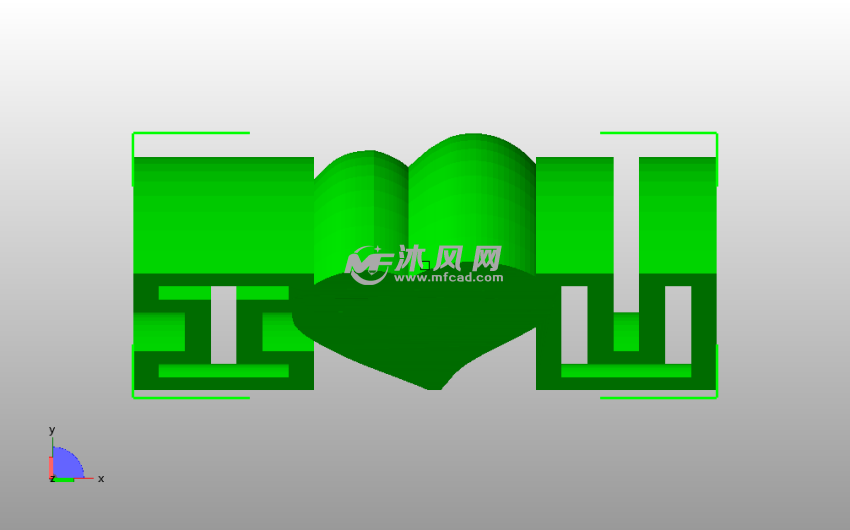 我爱你模型俯视图