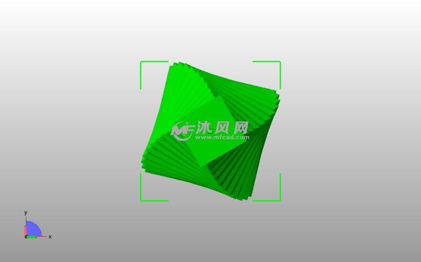 螺旋台阶花瓶底视图