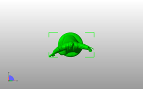  列宁雕像俯视图