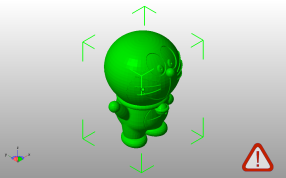 哆啦A梦模型斜视图