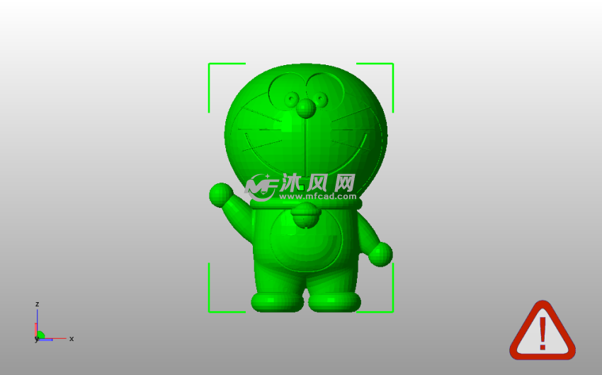 哆啦A梦模型主视图