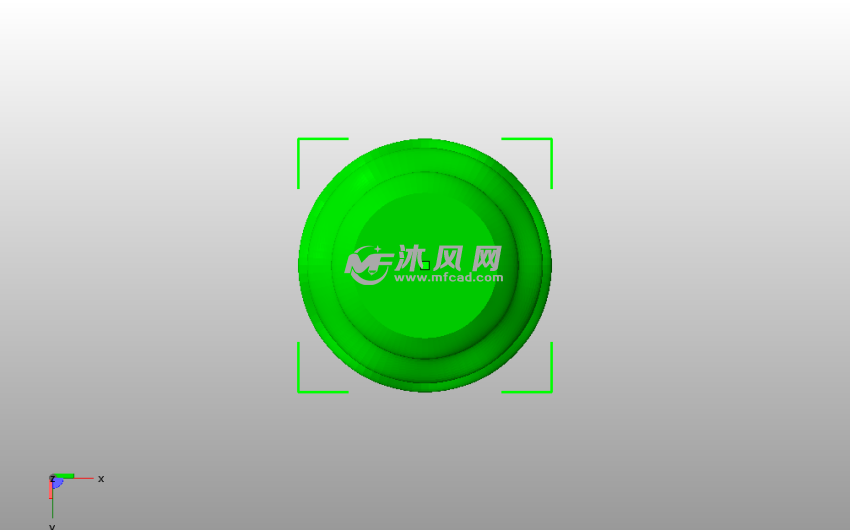 大肚子螺纹花瓶底视图