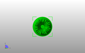 菠萝叶花瓶俯视图