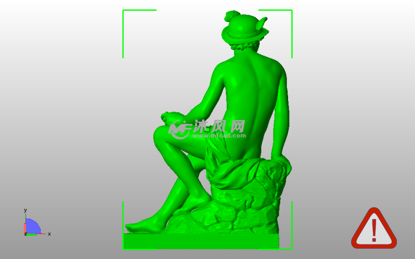  洗澡的少年后视图