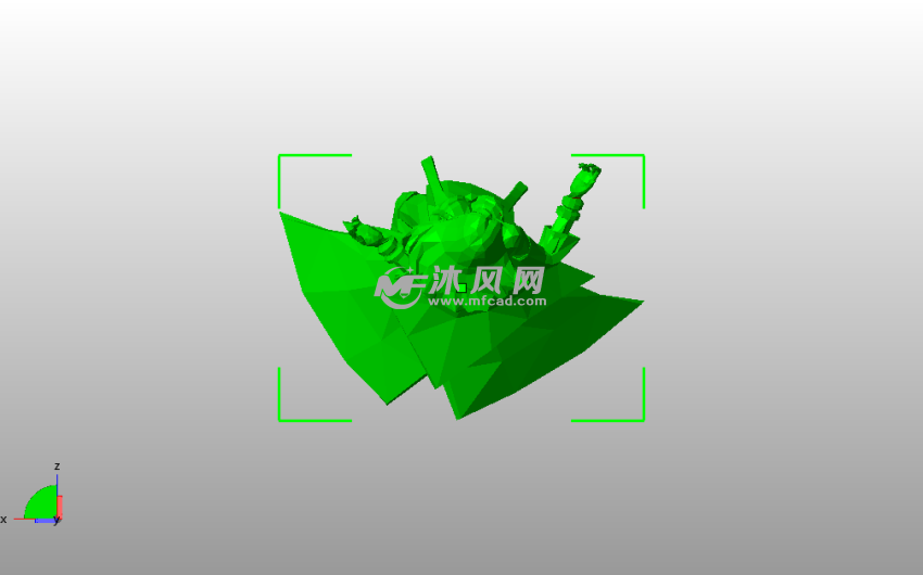 杀手丽娜雕像俯视图