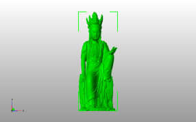 莆仙戏雕像主视图