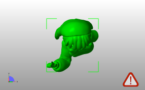 卡通人物雕像俯视图