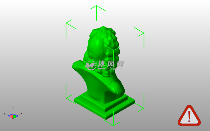 伏尔泰雕像斜视图