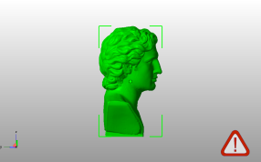 大卫半身像侧视图