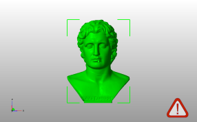 大卫半身像主视图