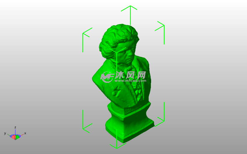 贝多芬半身像斜视图