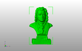 巴赫人物雕像主视图