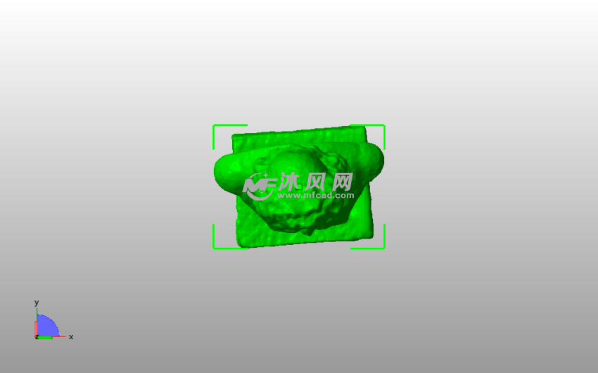 巴赫人物雕像俯视图