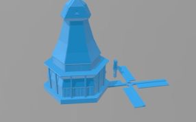 魔幻小风车模型-渲染色