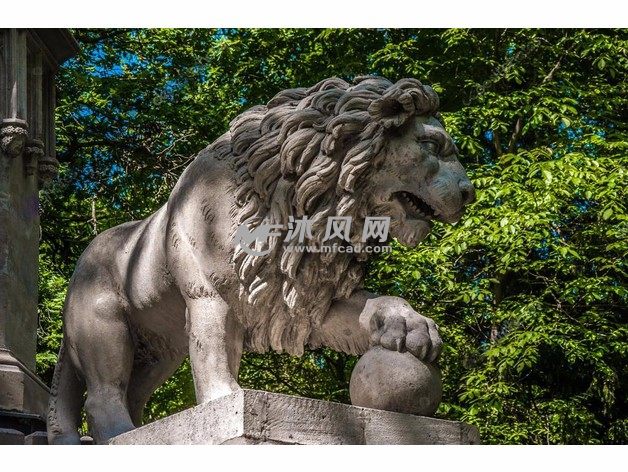 3D扫描狮子实物图