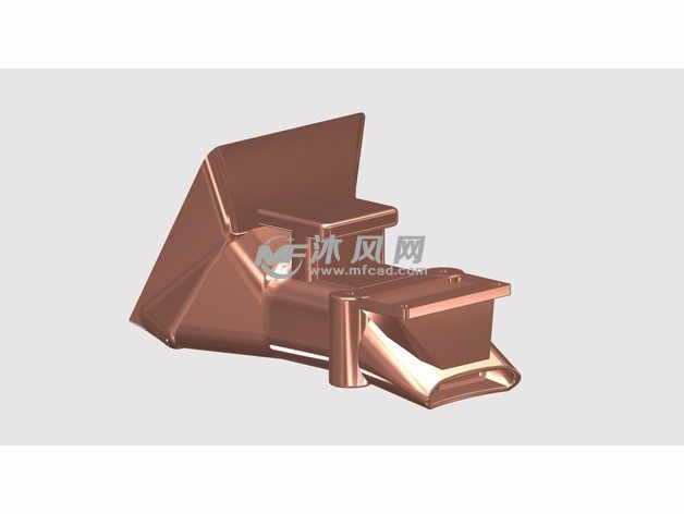 打印机鼓风机罩后视图